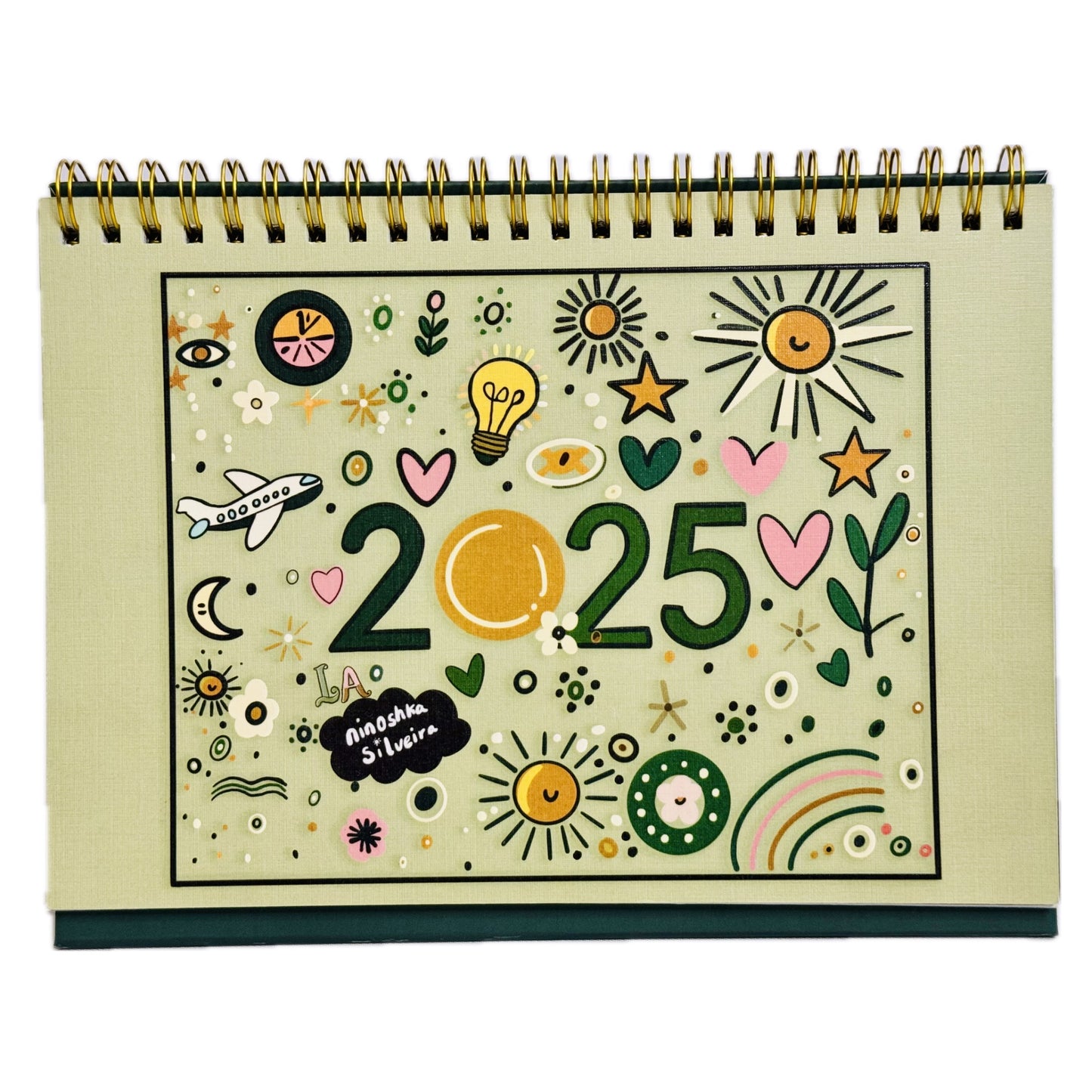 La Ninoshka Silveira Desk Calendar 2025